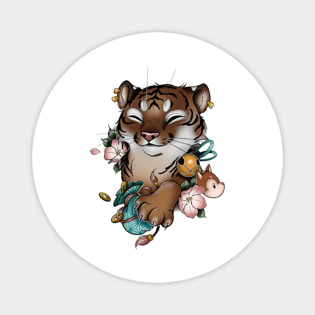 tiger Magnet by sample the dragon